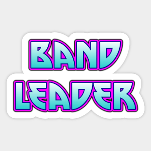 Band Leader Cap Sticker